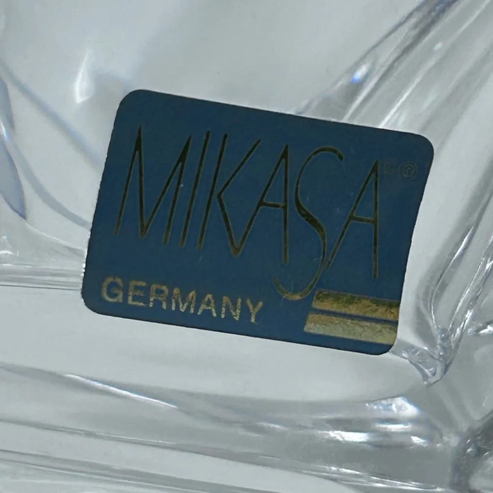 Mikasa Germany Crystal Heavy Candle Holder 5